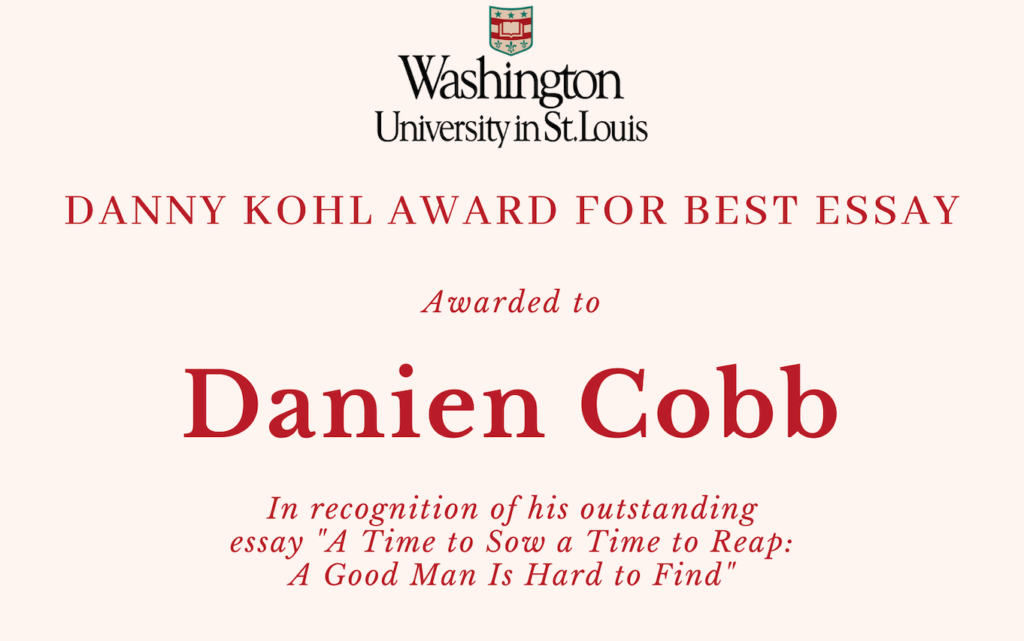 Danien Cobb award